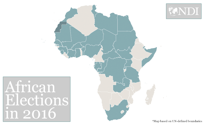 African Elections Map